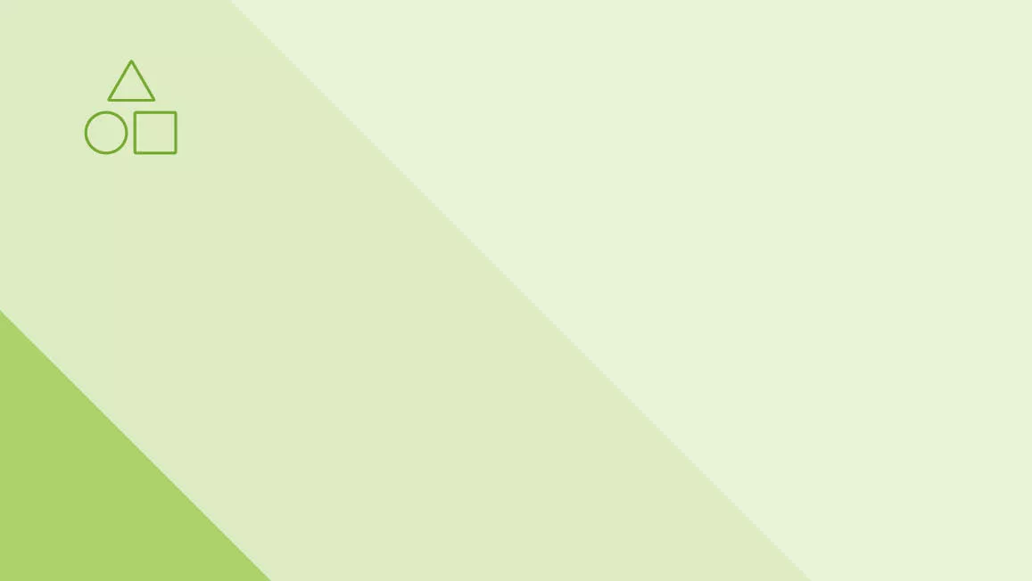 Grüner Hintergrund mit geometrischen Formen